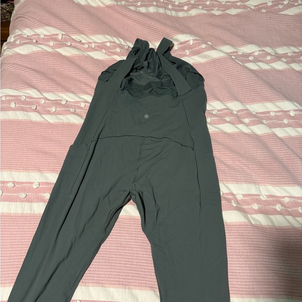 Athleta Charcoal Halter Jumpsuit